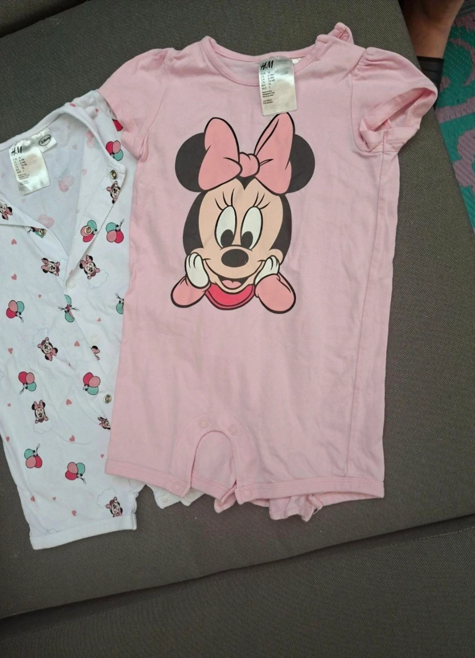 🌸 2x Disney Minnie jumpsuit – H&M – size 74 🌸 – photo 5